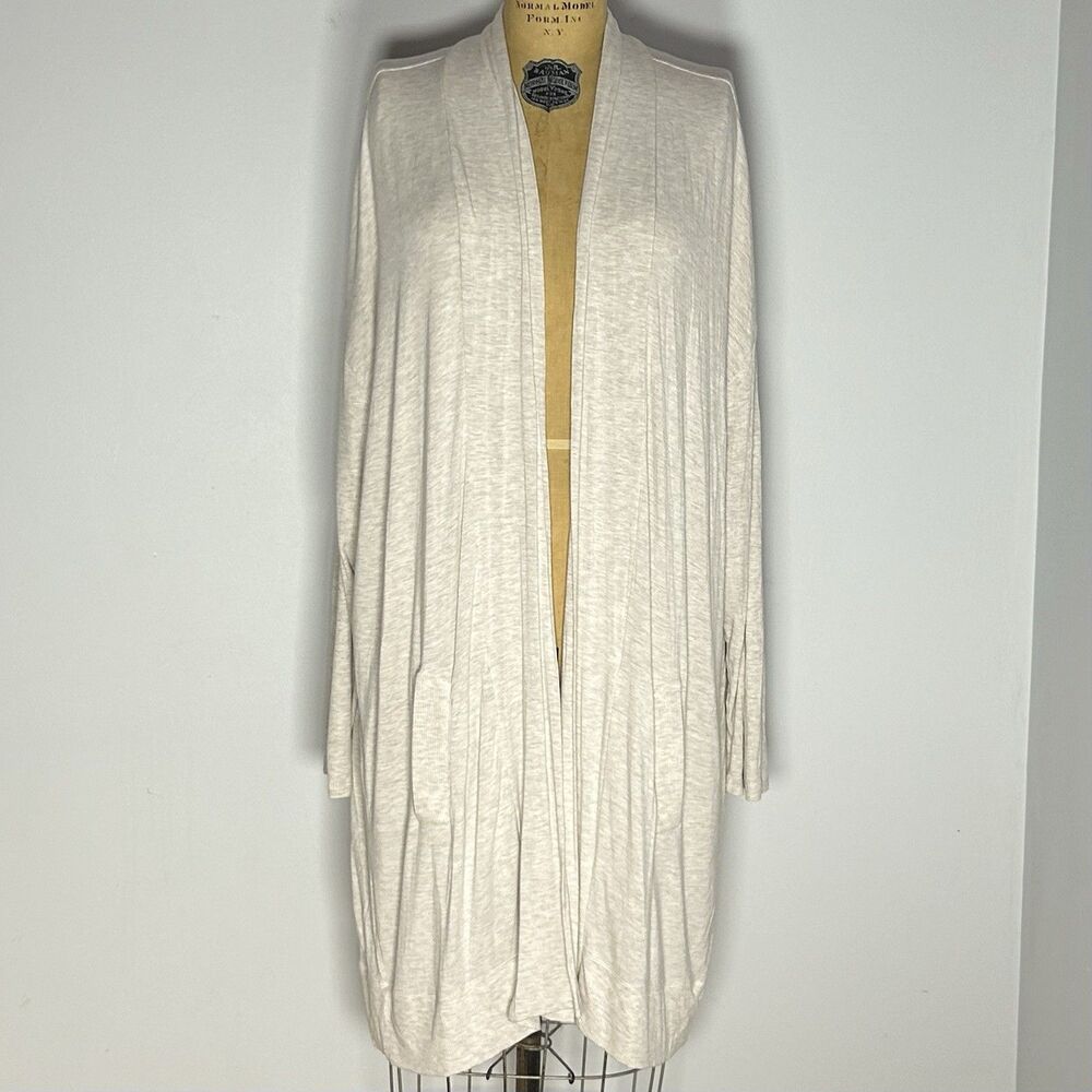 Soft Drape Open Front Cardigan Longline Lightweight Torrid Plus Size 3
